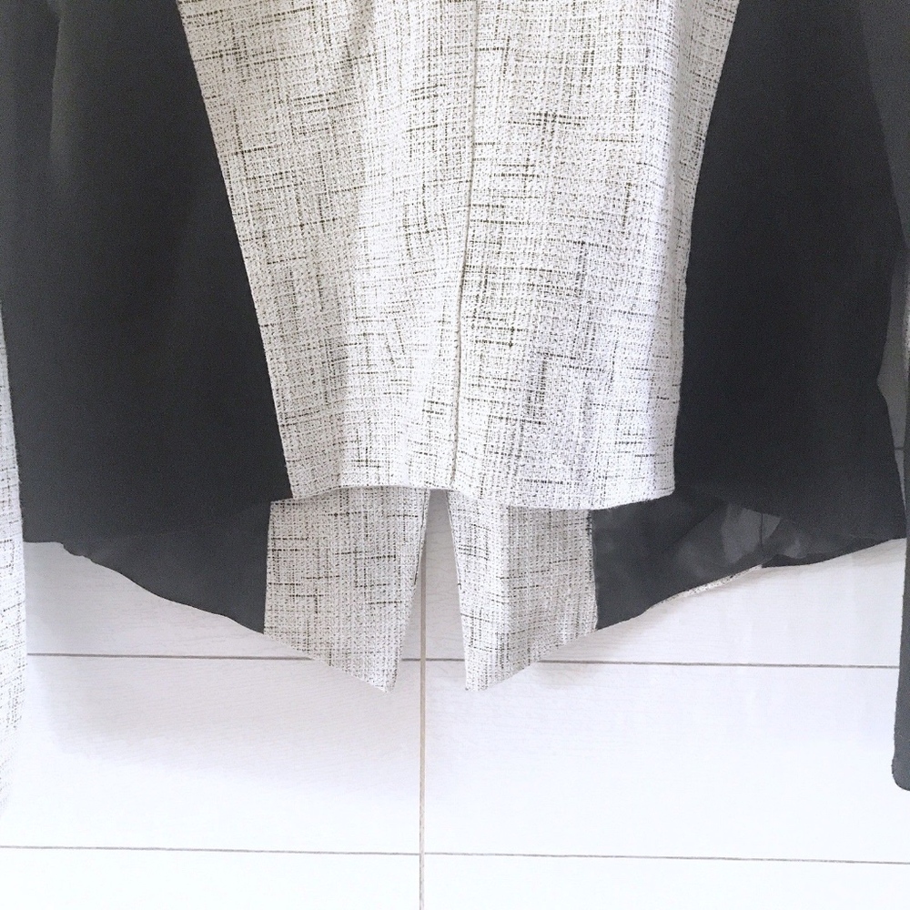 Mossimo White Black Tweed Moto Jacket - Picture 8 of 8